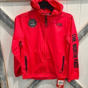 The North Face Bright Pink Hooded Wind Jacket
